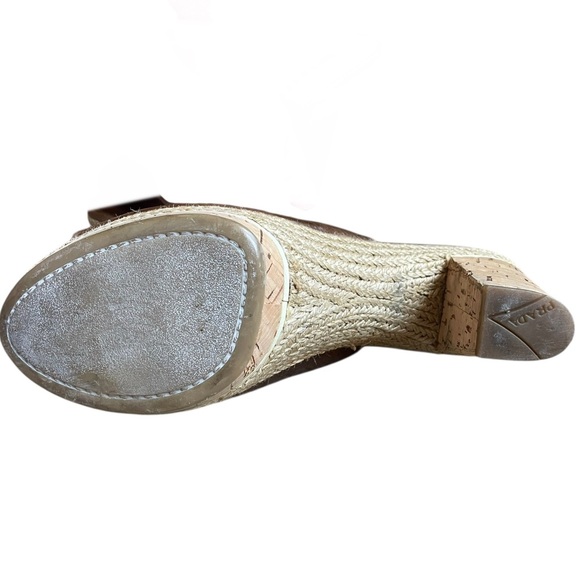 Prada Brown Platform Mules - Picture 7 of 7